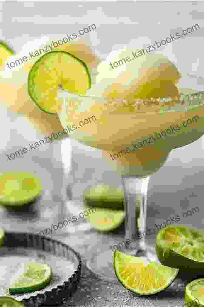 A Frozen Margarita Served In A Glass Rimmed With Salt Beverage Recipes Over 750 Recipes Of Cocktails Smoothies Blender Drinks Nonalcoholic Drinks And More