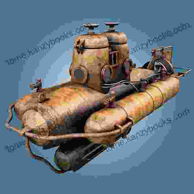 A Vintage Submarine Emerges From The Water, A Testament To The Ingenuity Of Early Underwater Explorers. DK Readers L1: Submarines And Submersibles (DK Readers Level 1)