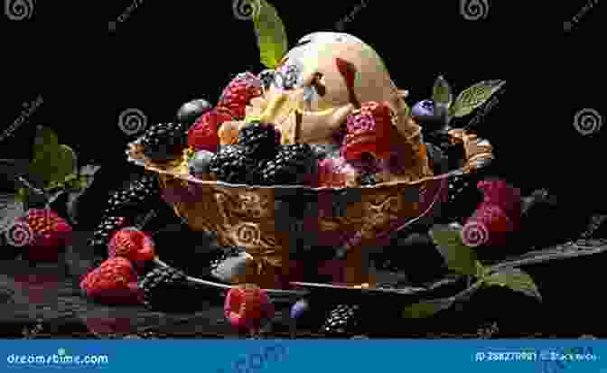 Beautifully Presented Gelato Adorned With Fresh Berries And Delicate Chocolate Shavings Deliciously Tasty Gelato Cookbook: Bold Fresh Flavors And Healthy Recipes For A Delicious Home Made Italian Ice Cream