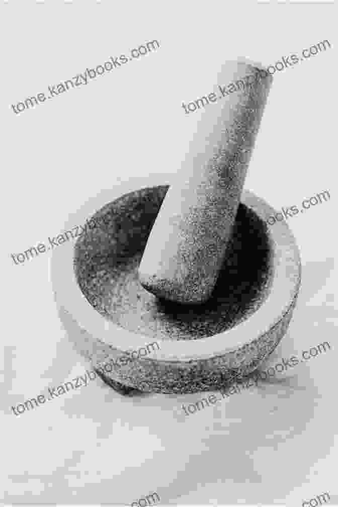 Mortar And Pestle Utilizing A Natural Flavor With Peppercorns User Guide