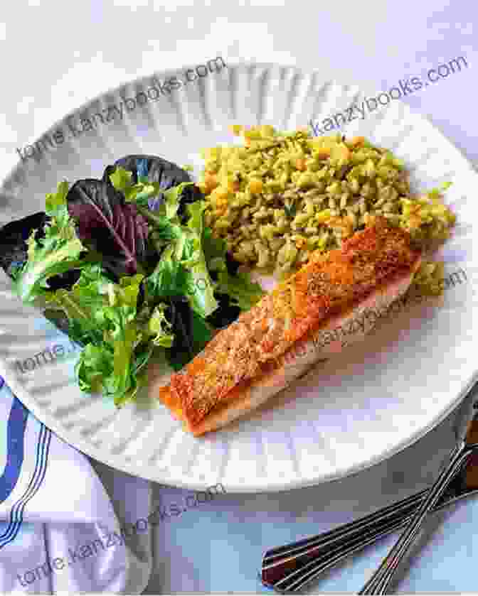 Pan Seared Salmon With Roasted Vegetables Healthy Cooking For One : Quick And Easy Healthy Recipes From Breakfast To Dessert For Just You