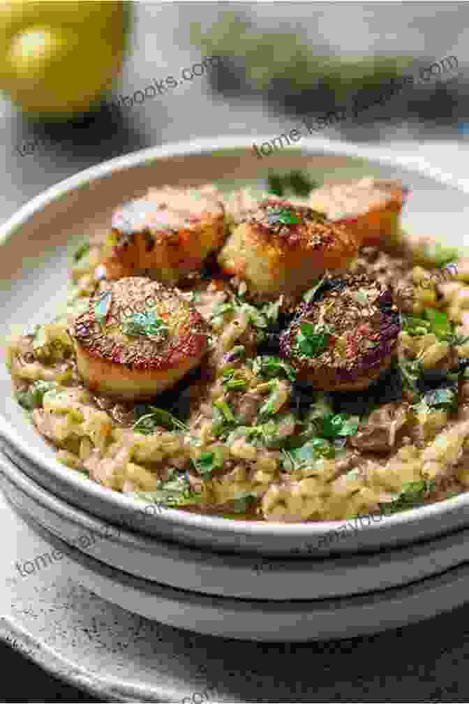 Seared Scallops With Risotto Pescatarian Cookbook For Beginners: Mouth Watering Easy And Healthy Pescatarian Recipes To Delight The Senses And Nourish Your Body